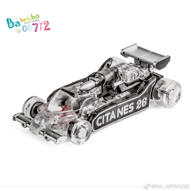 Newage NA H42B Shean Mirror transparent color version G1 Mirage mini Transform Robot  Action Figure in stock