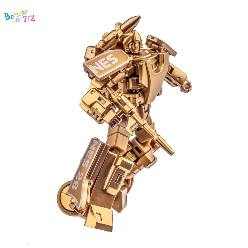 Newage NA H42G Spy Shean Golden Color version G1 Mirage mini Transform Robot  Action Figure