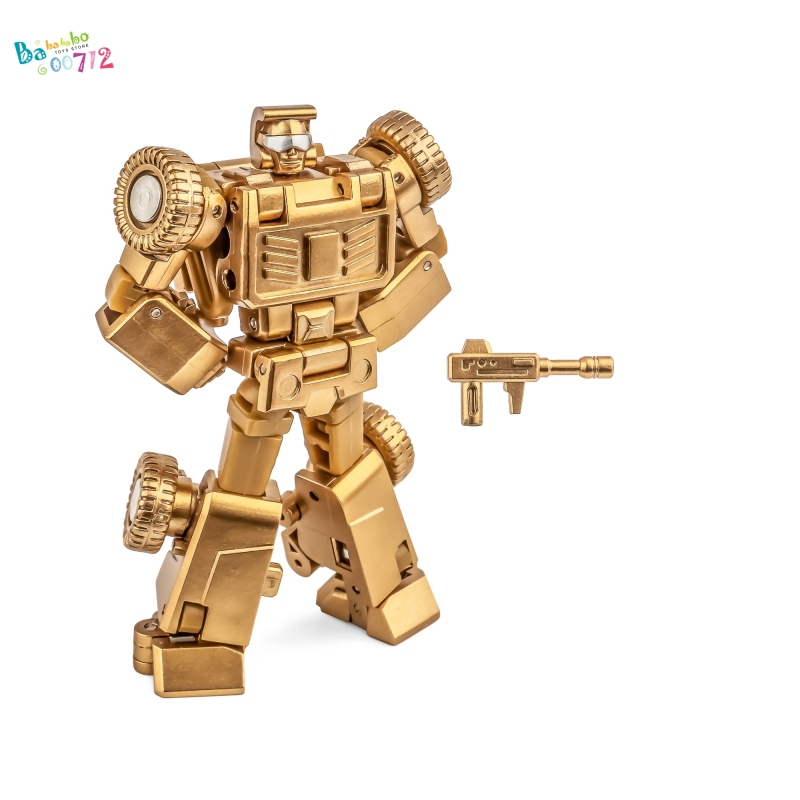 Newage NA H41D JONES Golden color mini Transform Robot  Action Figure