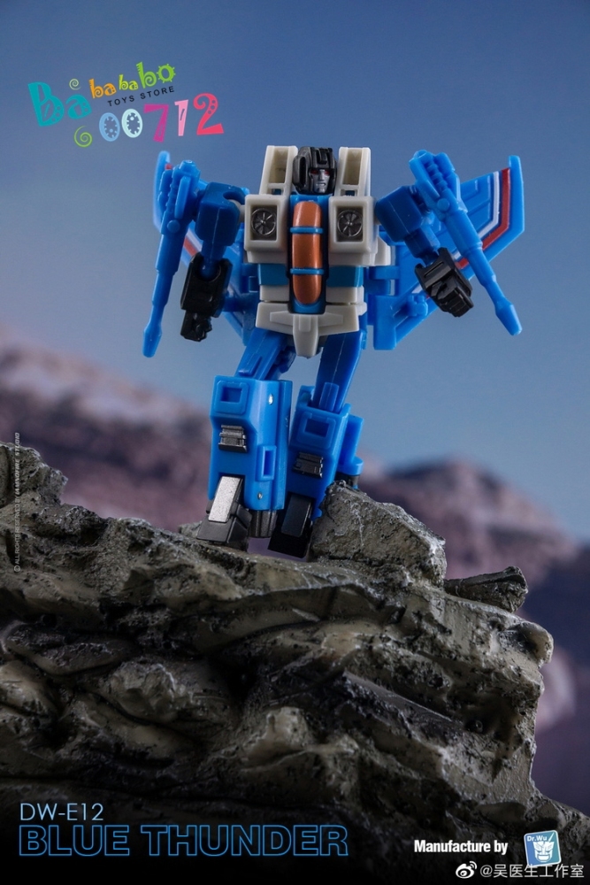 Dr.Wu DW-E12 DW-E13 BLUE THUNDER & SKY GLIDER Set mini Action figure toy
