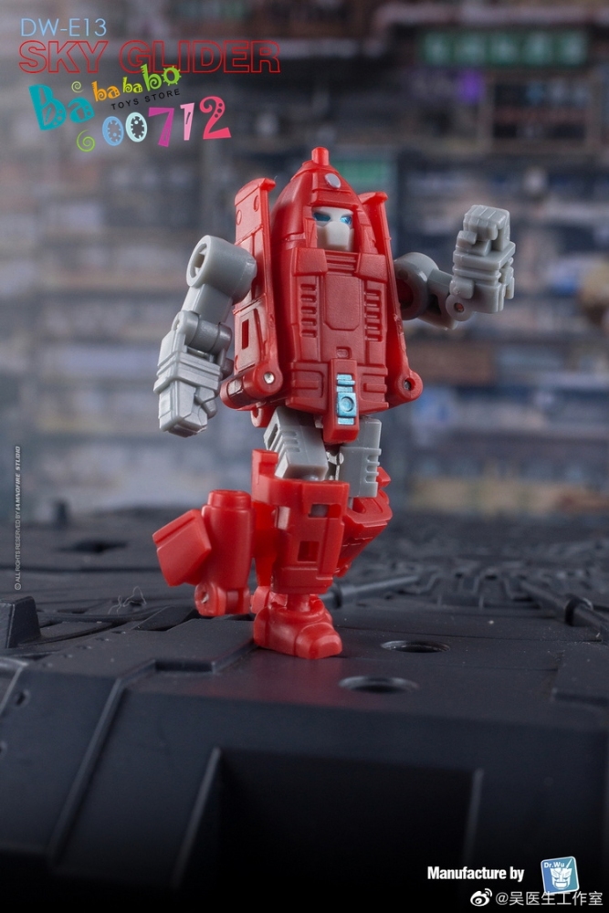 Dr.Wu DW-E12 DW-E13 BLUE THUNDER & SKY GLIDER Set mini Action figure toy