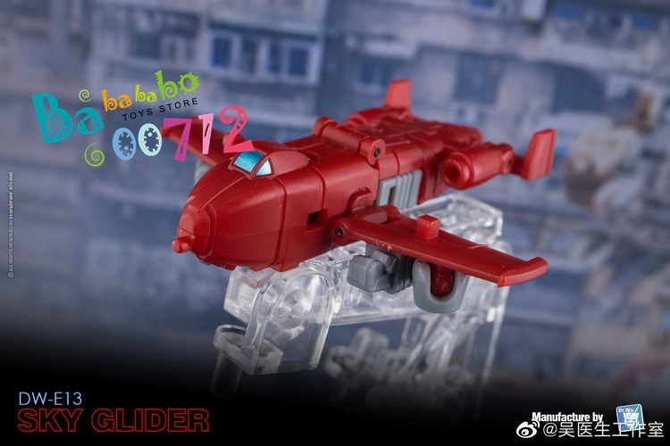 Dr.Wu DW-E12 DW-E13 BLUE THUNDER & SKY GLIDER Set mini Action figure toy