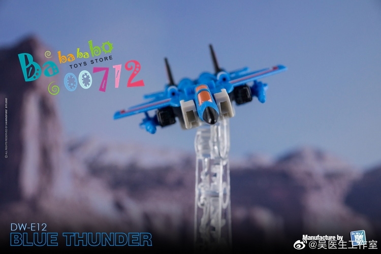 Dr.Wu DW-E12 DW-E13 BLUE THUNDER & SKY GLIDER Set mini Action figure toy