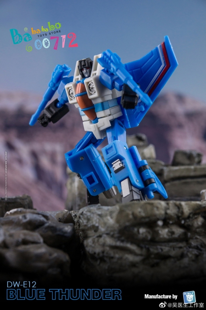 Dr.Wu DW-E12 DW-E13 BLUE THUNDER & SKY GLIDER Set mini Action figure toy