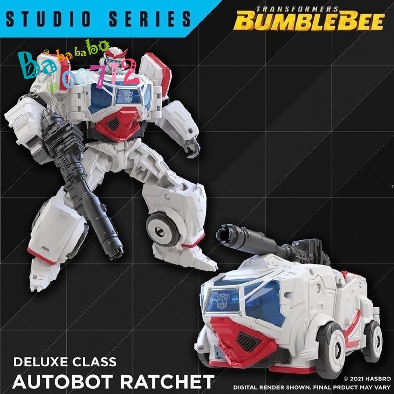 Hasbro STUDIO SERIES Autobot RATCHET Cybertron version DELUXE Class Action Figure in stock