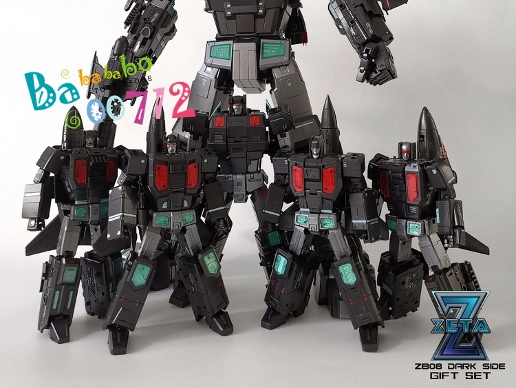 Zeta Toys ZB-08 Dark side Superion Black color Gift box Version