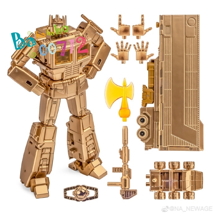 In coming Newage NA H27G David mini Optimus Prime Golden version Action Figure
