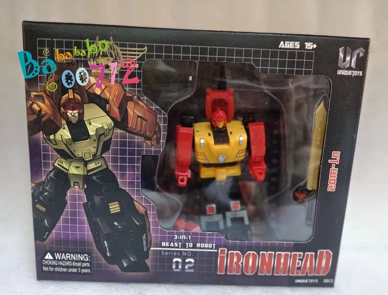 Sales! Unique Toys UT W-02 Ironhead Transform Robot Action Figure