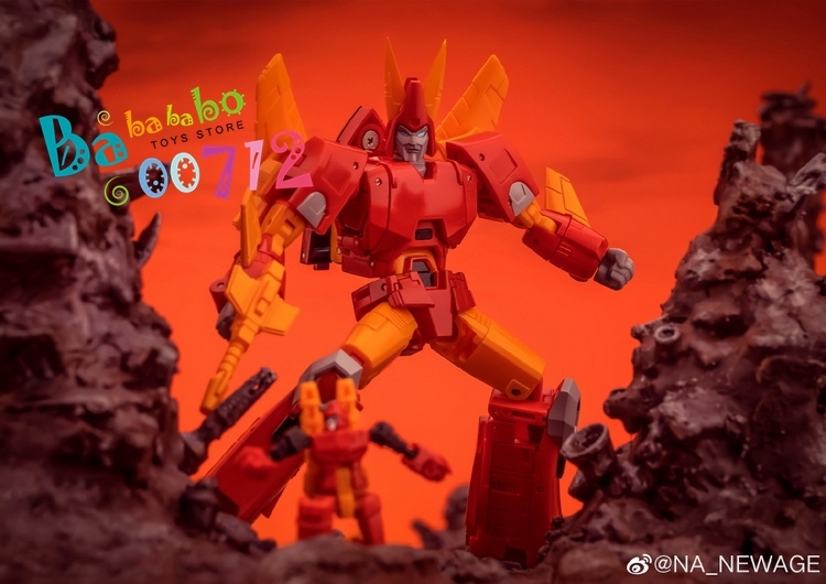 In coming NewAge H43B Uriel Cyclonus Shattered Glass Version mini Action Figure