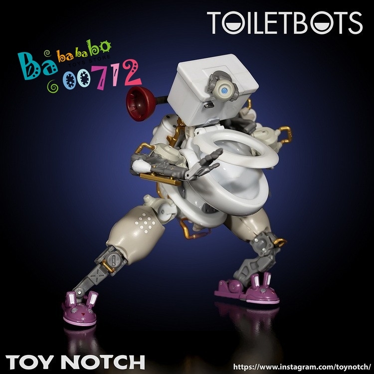 In stock Toy Notch Fun Connection FC-01 Toiletbots Set of 2 mini Action Figure