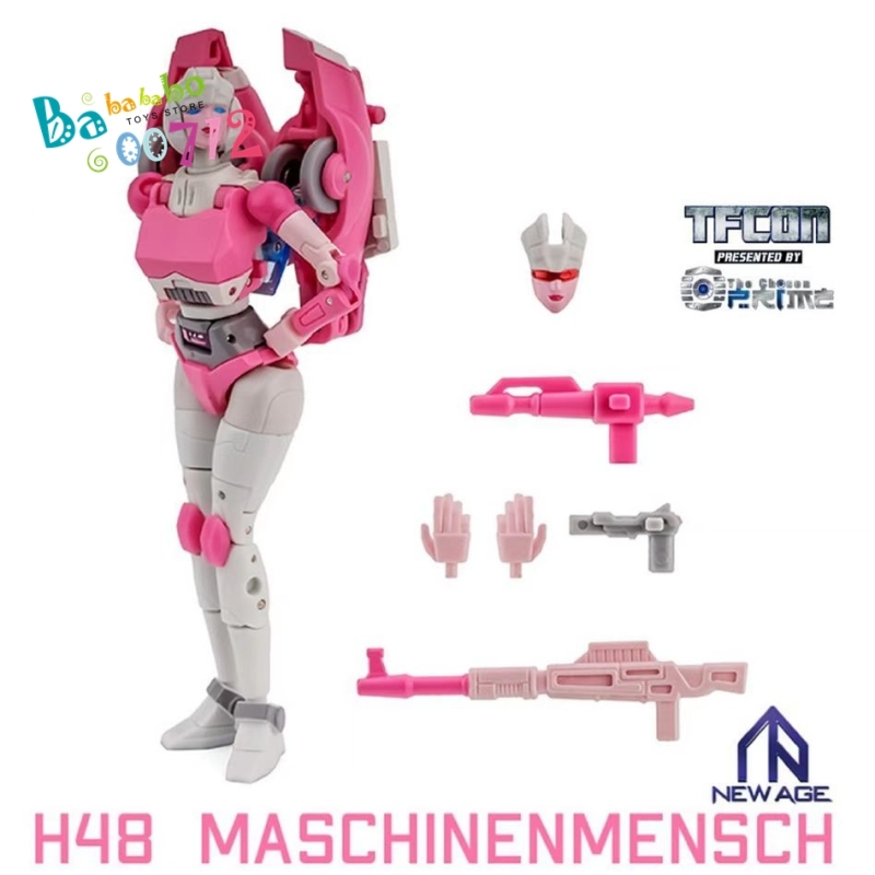 NewAge H48 Maschinenmensch Arcee Mini Action Figure