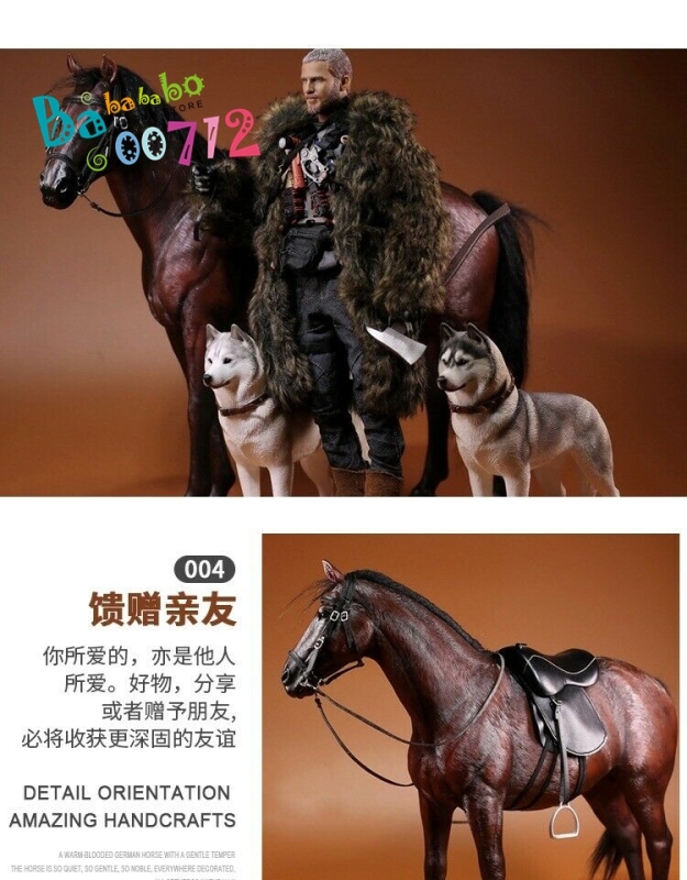 Mr.Z 1:6 Scale Animal Resin Simulation Toy Hanoveria Horse Figure 5 Color Model