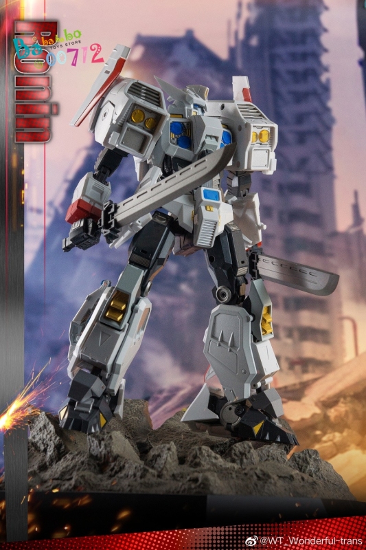 Wonderful-Trans WT01 White Ronin Drift Action Figure