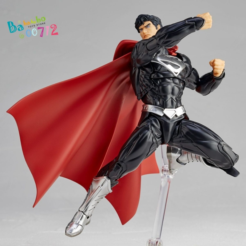 Kaiyodo REVOLTECH DC SUPERMAN Black Superman Edition Action figure toy