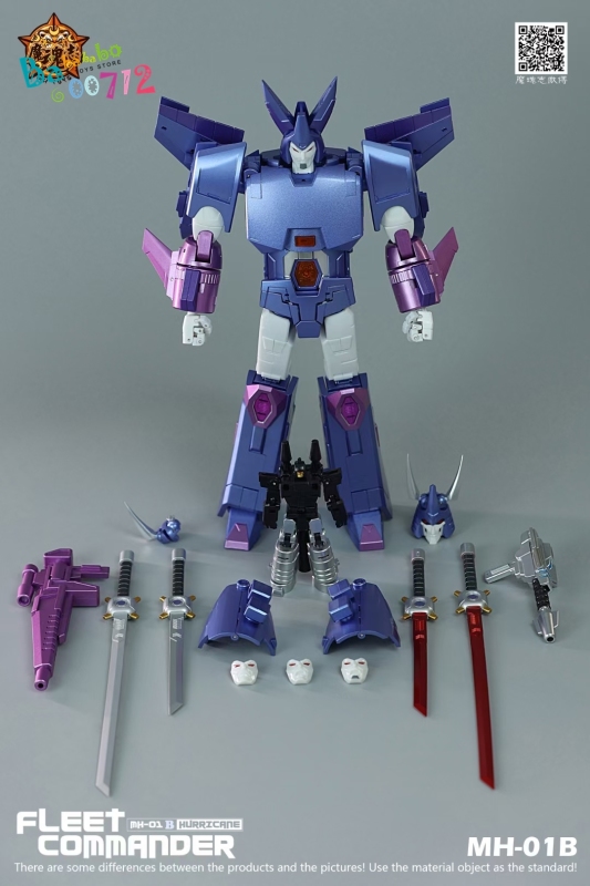 MHZ Toys MH-01B HURRICANE FLEET COMMANDER metallic Cyclonus