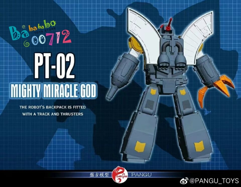 Pre-order Pangu Toys PT-02 MIGHTY MIRACLE GOD Mini Omega Supreme Transformable Action figure