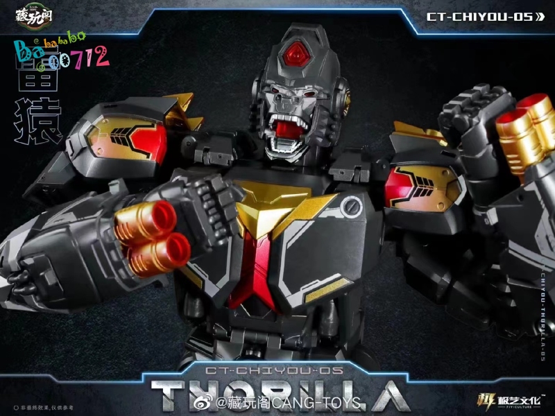 Pre-Order Cang-Toys CT-Chiyou-05 Thorgorilla & CT-08 Rusirius Set of 2 Transform Action Figure
