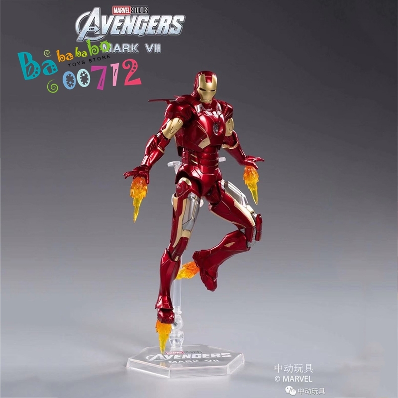ZT Toys Marvel Licensed 1/10 Iron Man Mark VII Mark 7 Lighter version