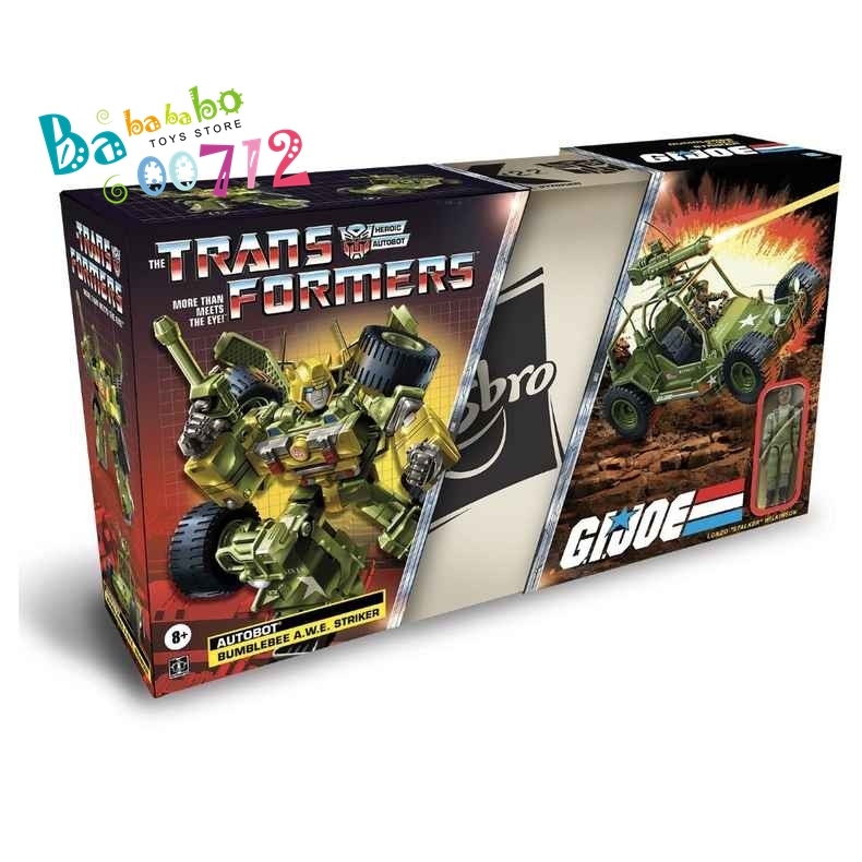 Hasbro Transformers &amp; GIJOE TROOPER3 BUMBLEBEE A.W.E STRIKER Action Figure in stock