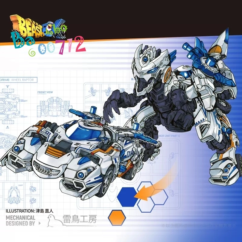 In coming 52Toys Beast Drive BD-01 WHEEL RAPTOR mini  Action Figure