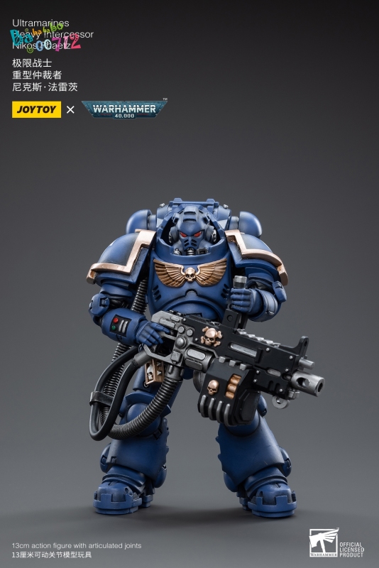 Pre-order JoyToy WARHAMMER 40K 1:18 Ultramarines Heavy Intercessor Sergeant Nikos Phaetz