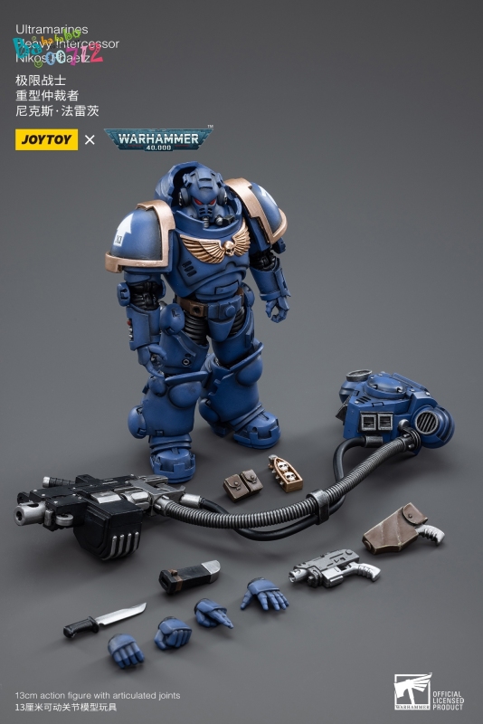 Pre-order JoyToy WARHAMMER 40K 1:18 Ultramarines Heavy Intercessor Sergeant Nikos Phaetz