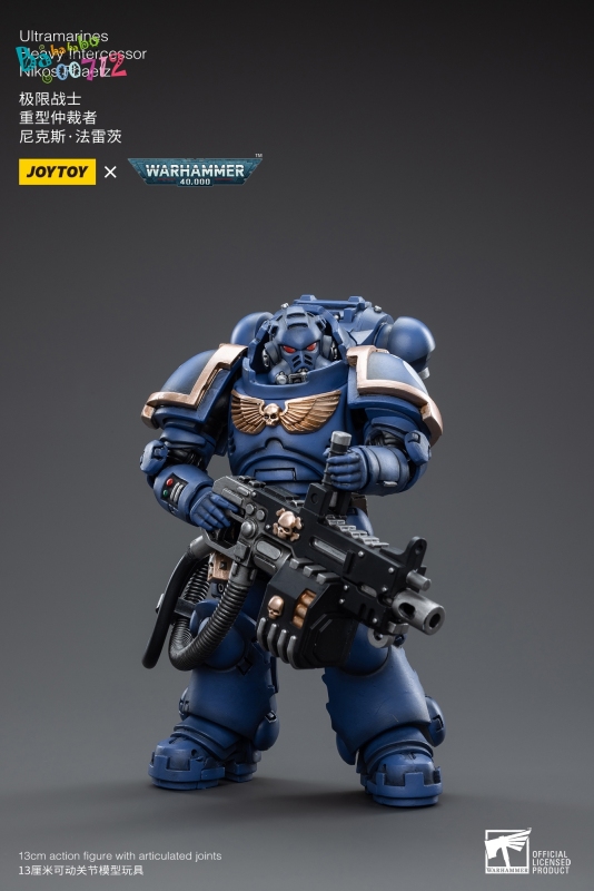 Pre-order JoyToy WARHAMMER 40K 1:18 Ultramarines Heavy Intercessor Sergeant Nikos Phaetz