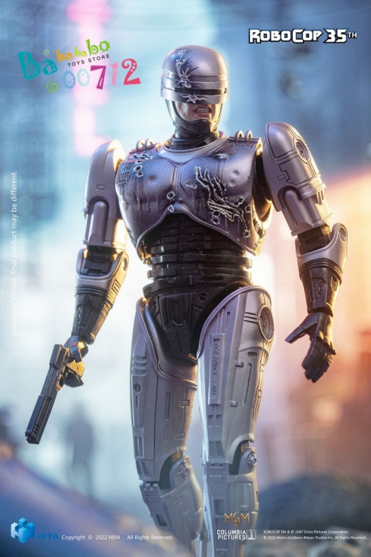 Pre-order HIYA Toys 1/12 Exquisite Super ROBOCOP 35TH COLLECTIBLE FIGURE