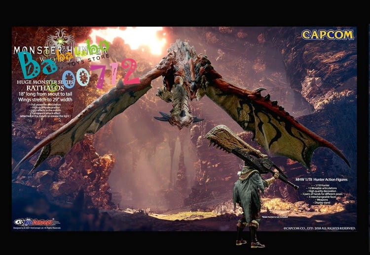 Kitzconcept Monster Hunter world 1:18 HUGE MOSTER SERIES RATHALOS