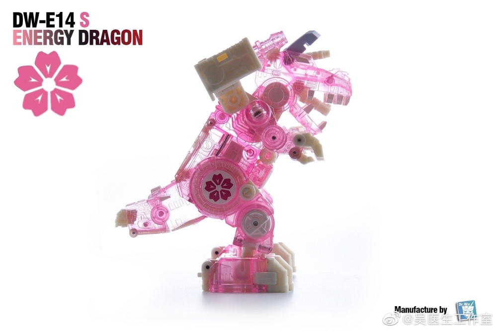Pre-order Dr.Wu DW-E14S  DWE14S Energy Dragon minimum Trypticon Cherry pink transparent version