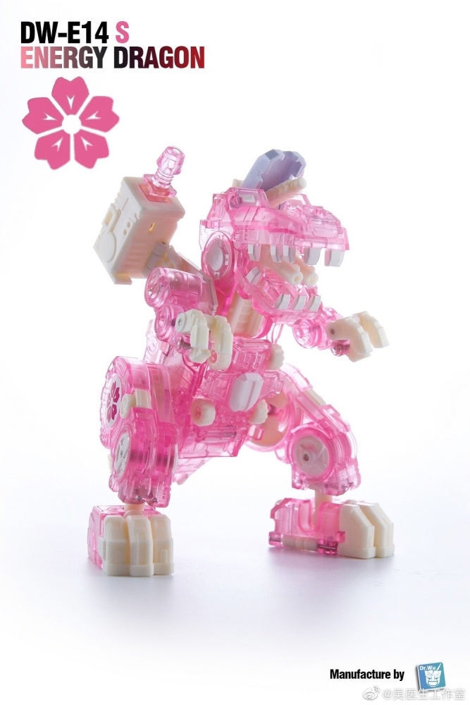 Pre-order Dr.Wu DW-E14S  DWE14S Energy Dragon minimum Trypticon Cherry pink transparent version