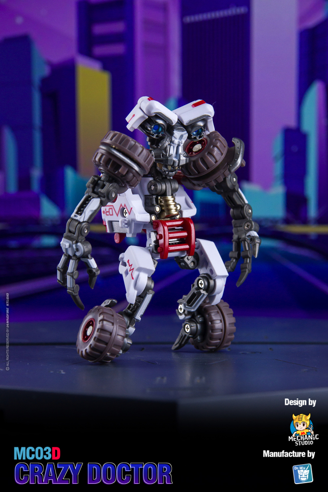 Pre-order Dr.Wu & Mechanic Studio MC03D Crazy Doctor Wheelie