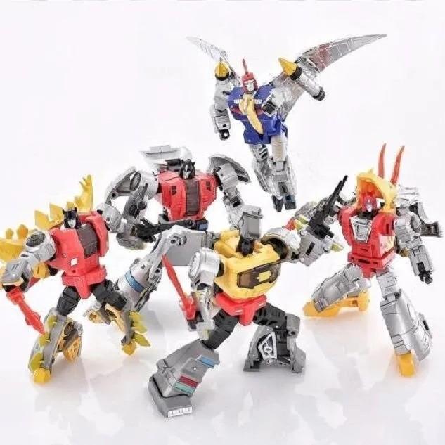 DX9 Toys War G1 in Pocket Dinobots Set of 5 (X18 Bumper, X19