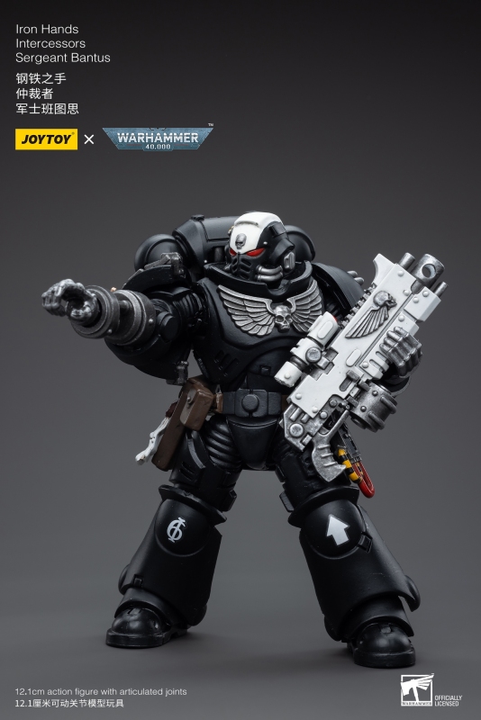 Pre-order JoyToy Warhammer 40K 1:18 Iron Hands Assault Intercessors Sergeant Bantus