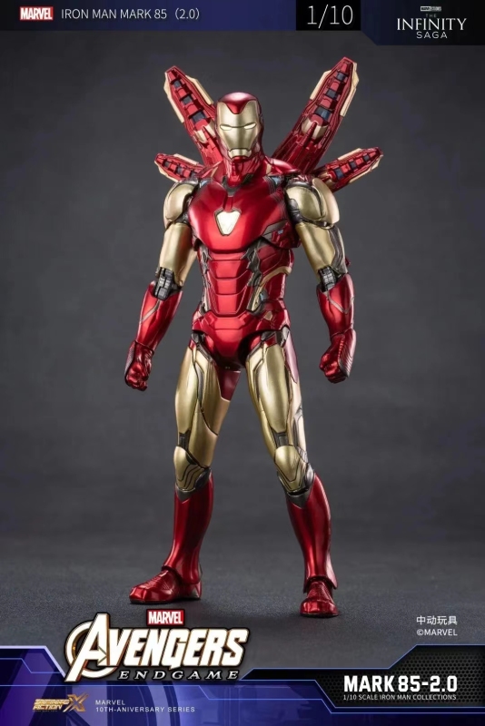Pre-order ZT Toys Marvel Licensed 1/10 Iron Man Mark 85 2.0 version action figure Toy