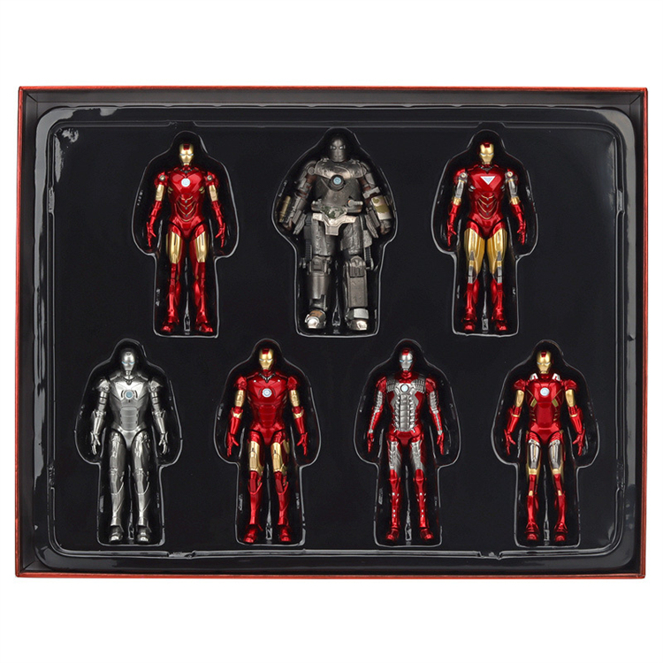 ZD Toys Marvel Iron Man 4-inch Set 7 sub base version Gnakuaction figure Toy