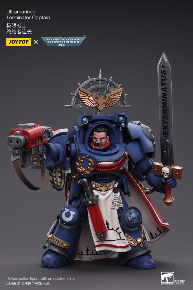 Pre-order JoyToy Warhammer 40K 1:18 Ultramarines Terminator Captain