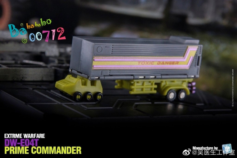 Pre-Order Dr.Wu DW-E04T Prime Commander Optimus Prime Toxitron Version w/Trailer