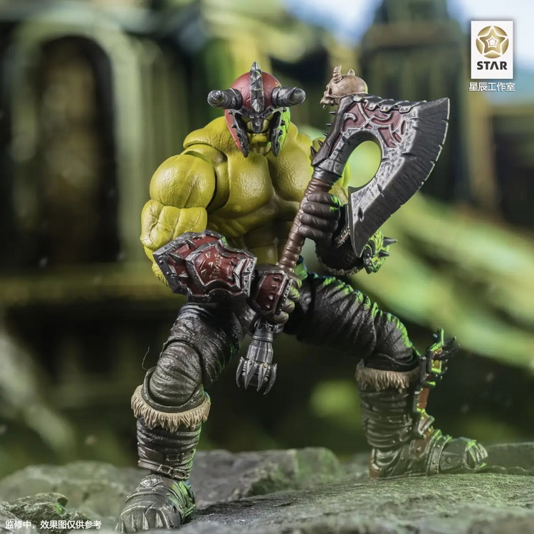 その他 1/12 Ancient War-Orc Star Studio Star Studio 04Green Ancient War Orc Warrior Hellscream 1/12