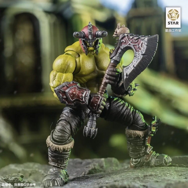 Pre-order Star Studio Ancient War flesh Orc Green Orc Warcraft Mobile Doll Handmade Model