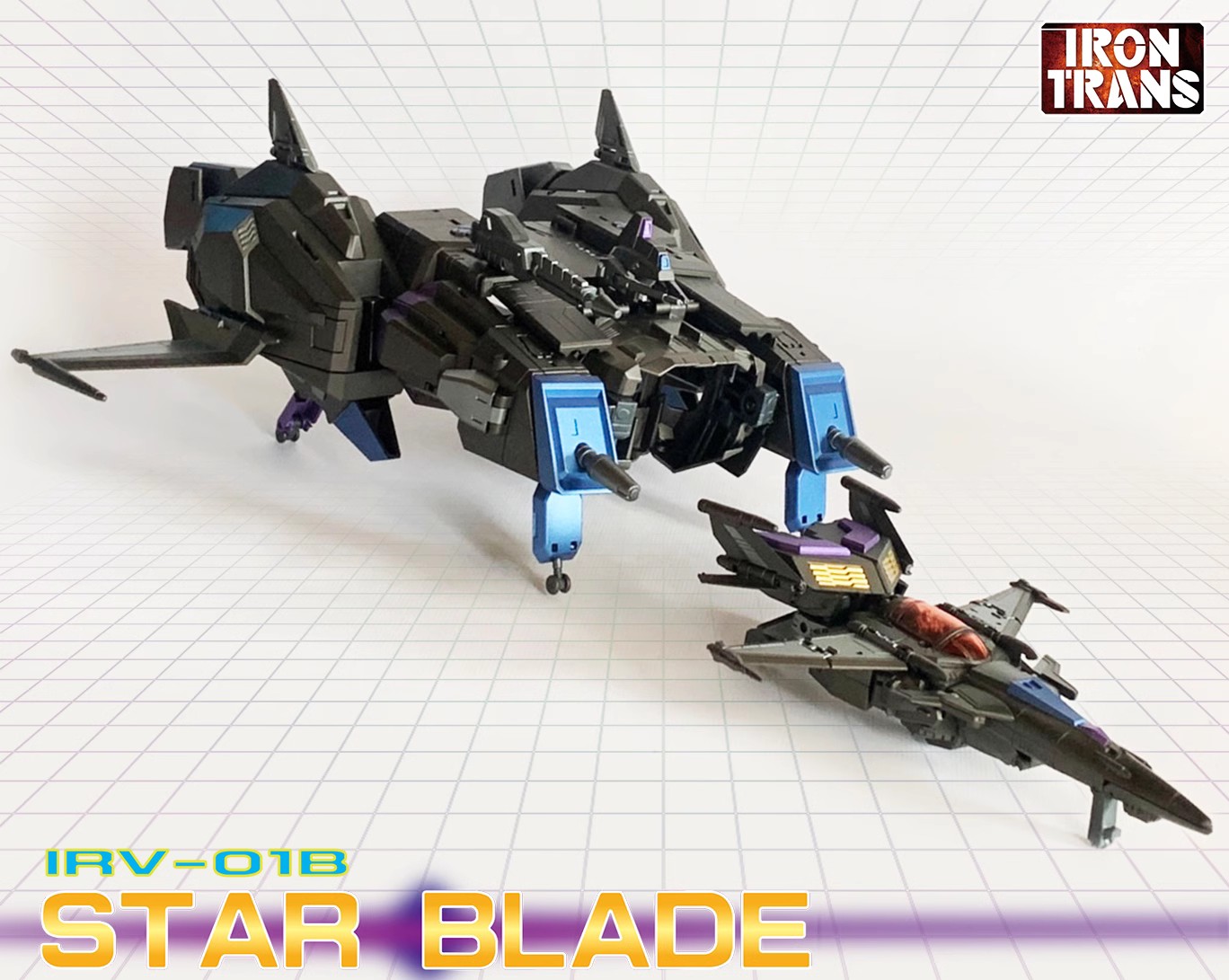 IRONTRANS IR-V01B Star Blade Star Saber G1 Victory Black version