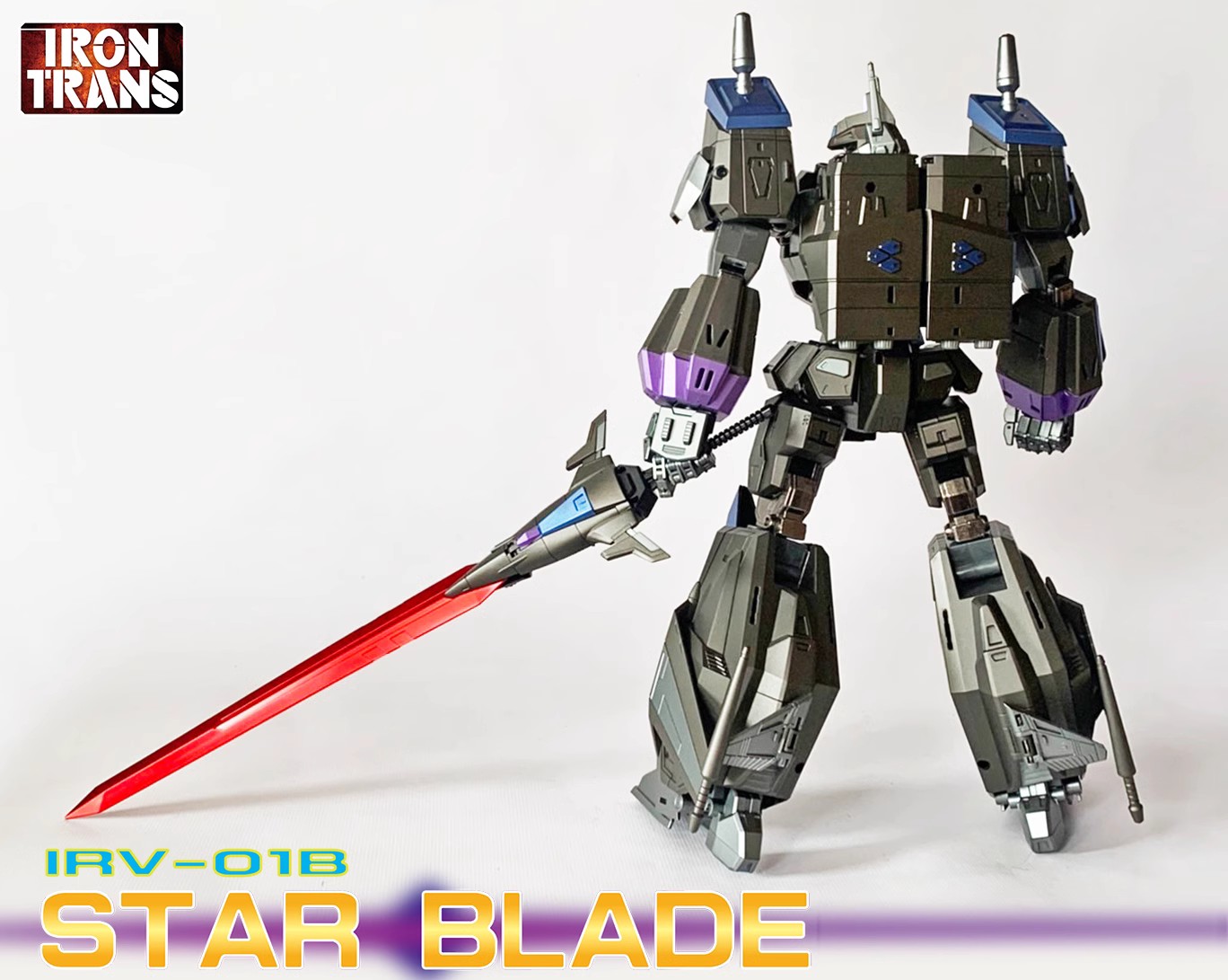 IRONTRANS IR-V01B Star Blade Star Saber G1 Victory Black version