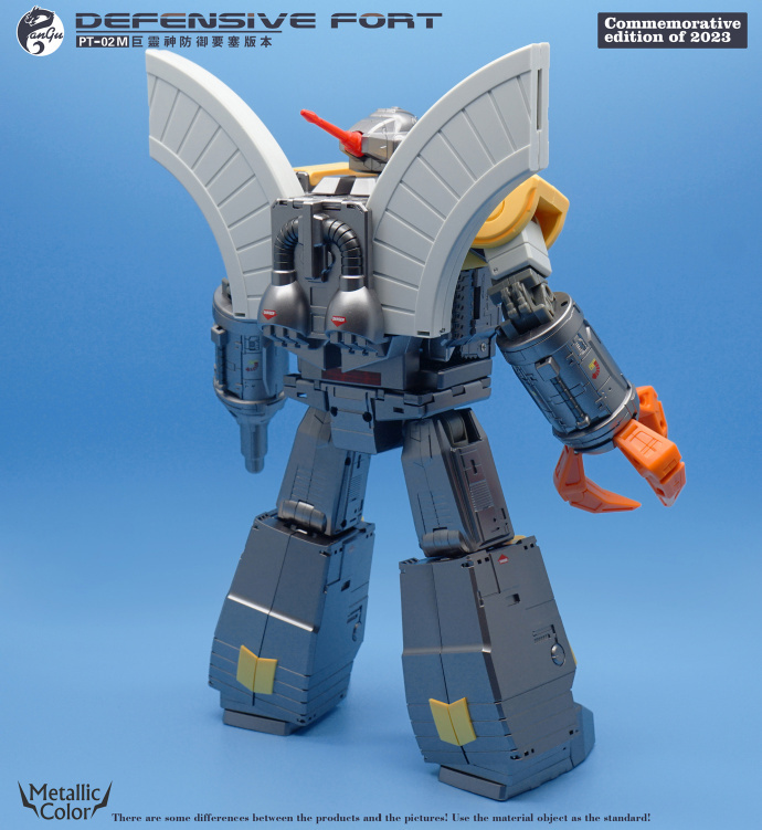 Preorder Pangu Toys PT-02M Mighty Mracle God Omega Supreme Metallic Version w/LED