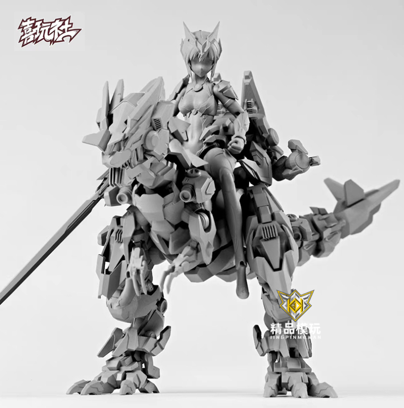 Pre-order LH-01 The Girl on the Dragon's Back  Chinese Tyrannosaurus Clan  Feather Dragon King Action Figure