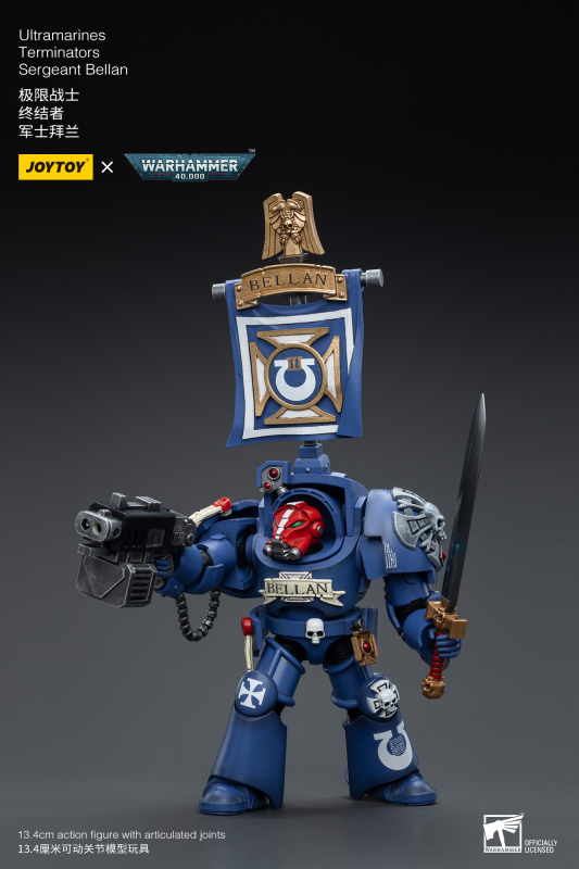 Pre-order JoyToy Warhammer 40K 1:18 Ultramarines Terminators Sergeant Bellan