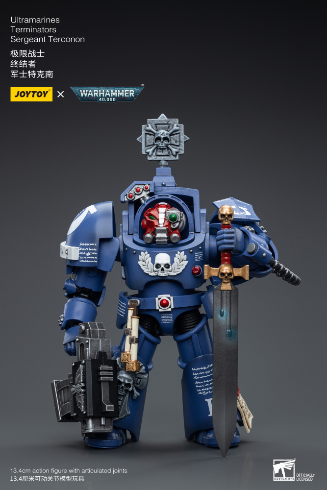 Pre-order JoyToy Warhammer 40K 1:18 Ultramarines Terminators Sergeant Terconon