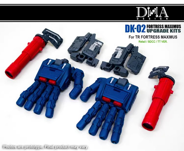 DNA DK-02 Upgrade Kits for TR Fortress Maximus Transformers toy reprint in stock