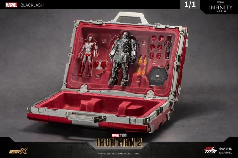 ZD Toys MARVEL STUDIOS Iron Man 2 Mark 5 action figure Toy