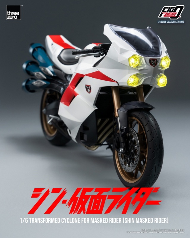 Pre-order Threezero 3A Figzero 1/6 TRANSFORMED CYCLONE FOR MASKED RIDER (SHIN MASKED RIDER) Motorcycle