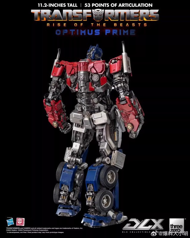 Pre-order 3A Threezero DLX RISE OF THE BEASTS OPTIMUS PRIME ACTION FIGURE